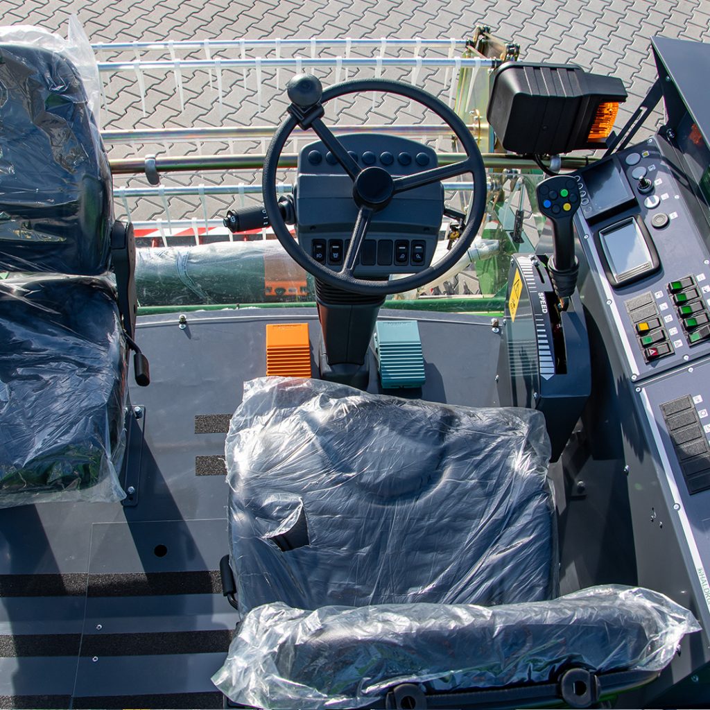 HALDRUP C-50 Dreschsystem und Probenabsackung