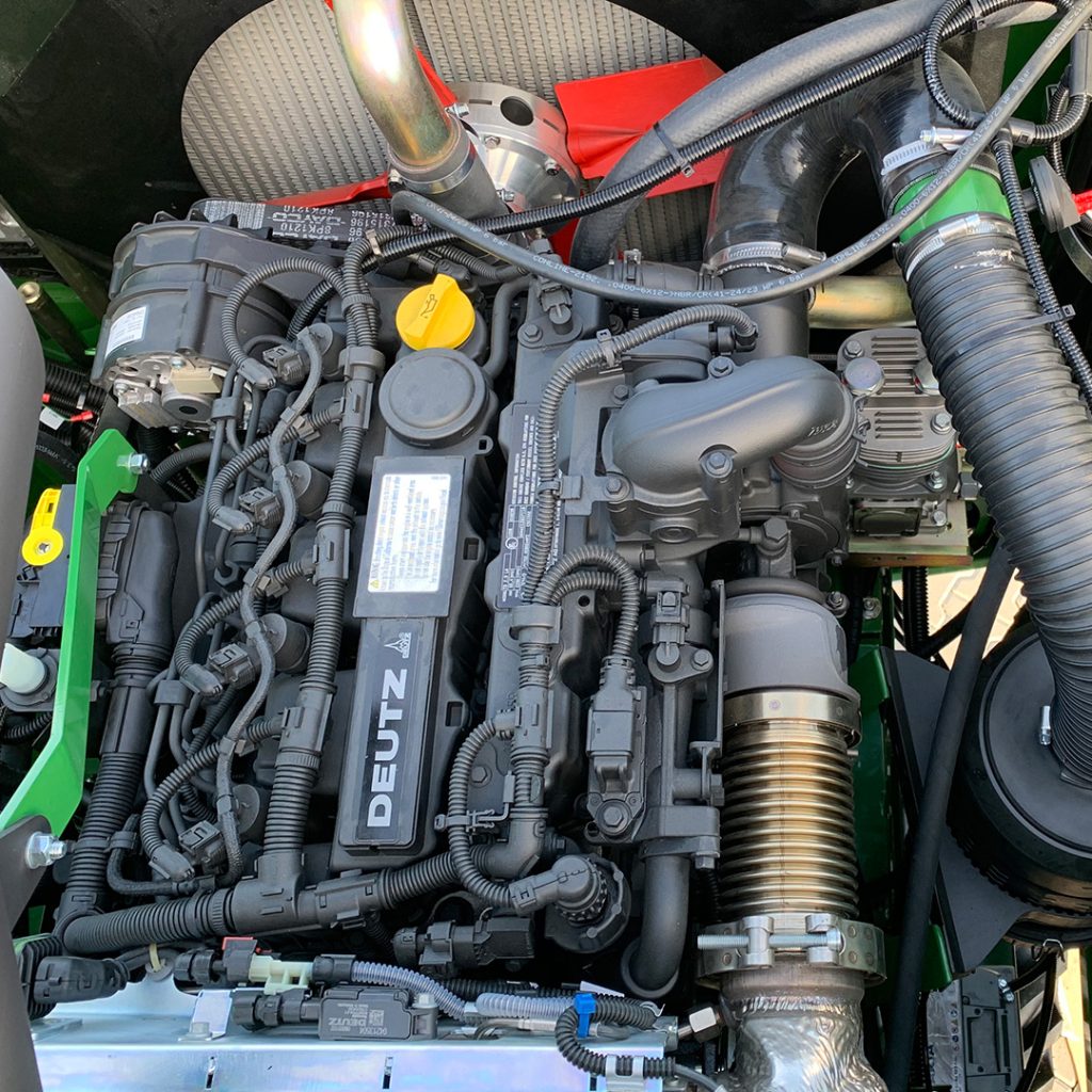 HALDRUP C-50 Dreschsystem und Probenabsackung